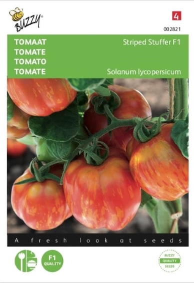 Tomaat Striped Stuffer F1 (Solanum) 10 zaden